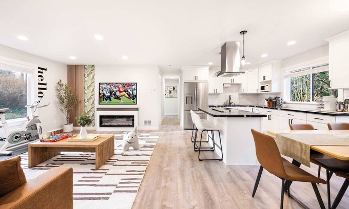 Victory Heights House | Contemporary Single-Level 2024 Remodeled Rambler | RV Parking