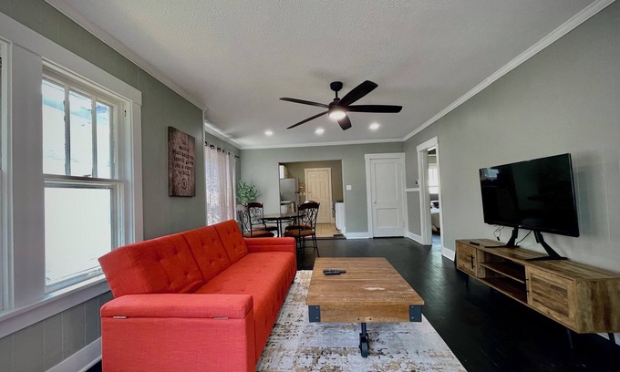 Topeka House | Conveniently Located Modern Bungalow