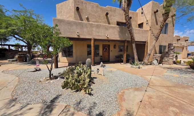 Fortuna Foothills House | Cool down in this desert oasis Pool home, with mountain views.