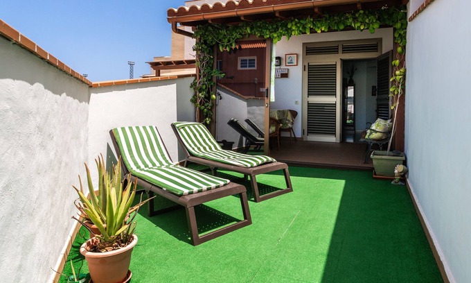 El Cotillo Apartment | Cosy Apartment "El Carmen" close to the Beach with Wi-Fi & Terrace