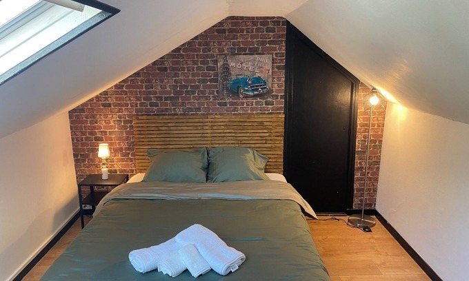 Quartier Grieu-Vallon Suisse-Saint-Hilaire Apartment | Cosy T3 8min from Rouen Centre