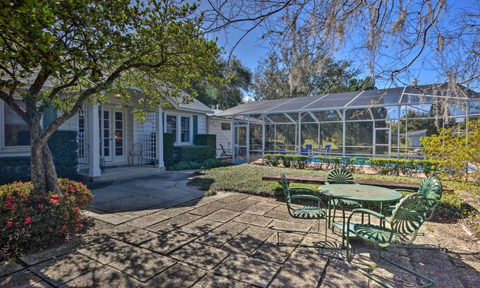 Lake Wales Cottage | Cottage w/Private Pool - Walk to Lake Wales!