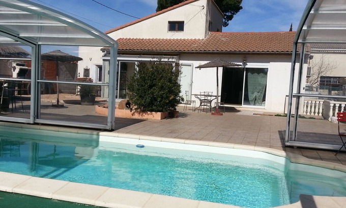 Portiragnes House | Country House With Pool on 3000 m2 of land Close to the Beaches