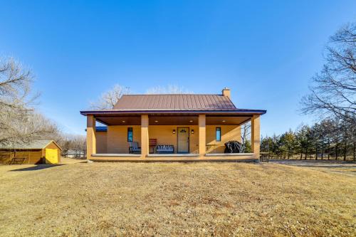 Bristow House | Covered Porch and Grill 1-Acre Property in Bristow!