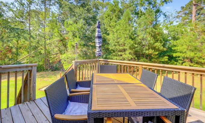 Covington House | Covington Vacation Rental: Private Deck & Yard!