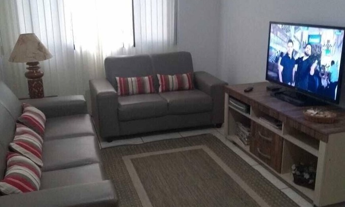 Guilhermina Apartment | Cozy 1 bedroom apartment 30 m from the beach Lindo Whatts 13-991312526