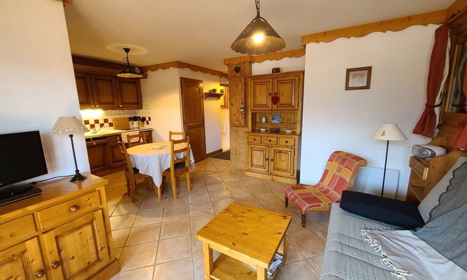 Les Carroz-d'Araches Apartment | Cozy 2-BR Apt for 6 Near Pool, Ski Bus & Amenities