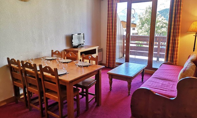 Notre-Dame-de-Bellecombe Apartment | Cozy 2-Bedroom Apartment with Pool Access, Near Slopes and Shops - Notre-Dame-de-Bellecombe