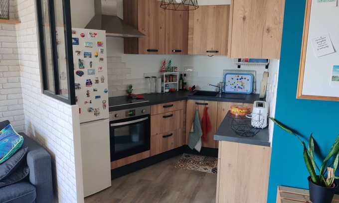 Port Marianne House | Cozy 55 m² with parking in Montpellier