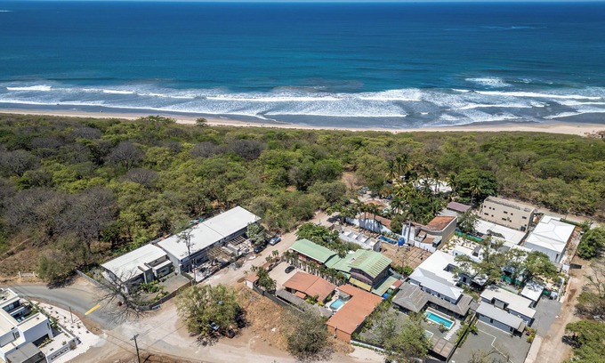Playa Grande Cabin | Cozy AC Cabin, just 300 m from beach, with pool and parking