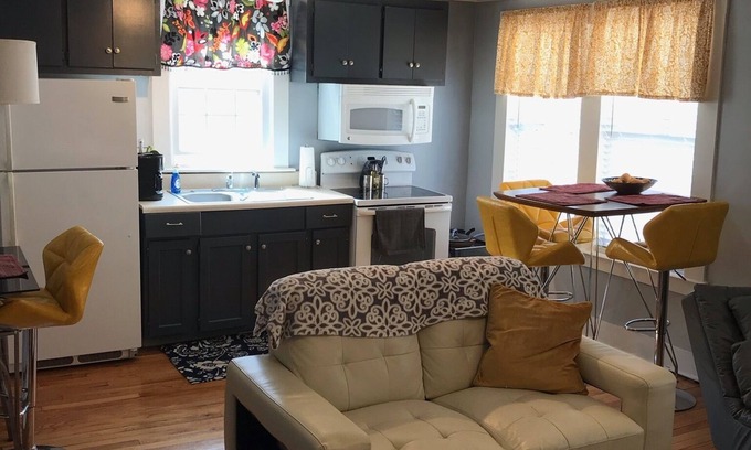 North Augusta Apartment | Cozy apartment overlooking the night lights of Augusta. Small but big on comfort