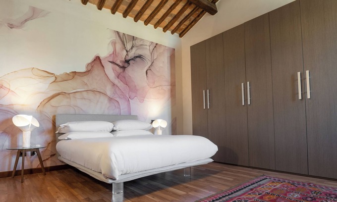 Viterbo Apartment | Cozy attic in a prestigious historic building, medieval center Viterbo