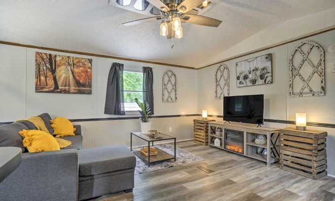 Logan House | Cozy Bremen Family Home with Hot Tub and Acreage!