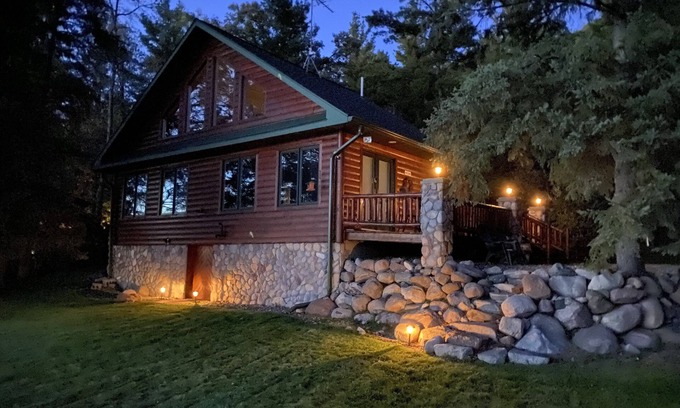 Akeley Cabin | Cozy Cabin on Spring-Fed Lake with Private Boat Launch and No Per-Person Costs