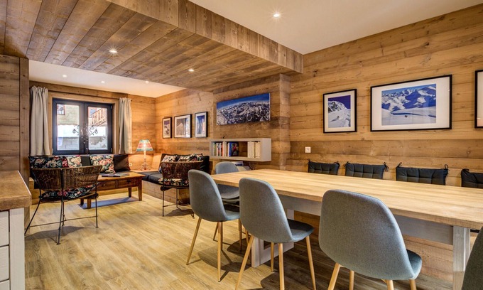 Plagne 1800 Ski Chalet | Cozy chalet in center - 10 pers, pets allowed, free WiFi