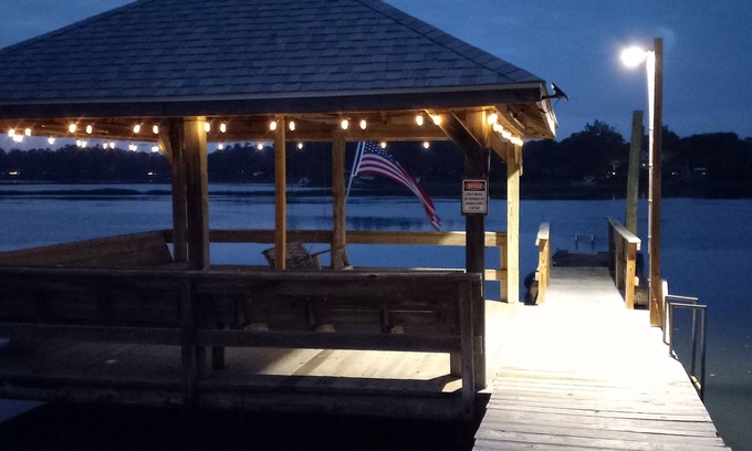 Ogden House | Cozy Creekside Retreat with Private Pier, Gazebo and Water Access!