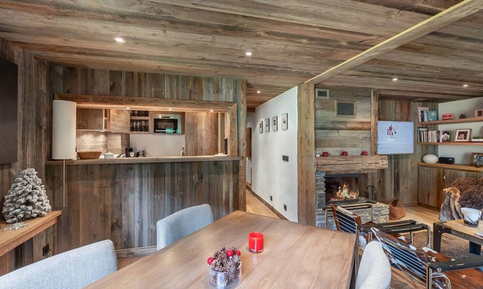 Megeve Apartment | Cozy duplex at the foot of the slopes in Megève, 4 people