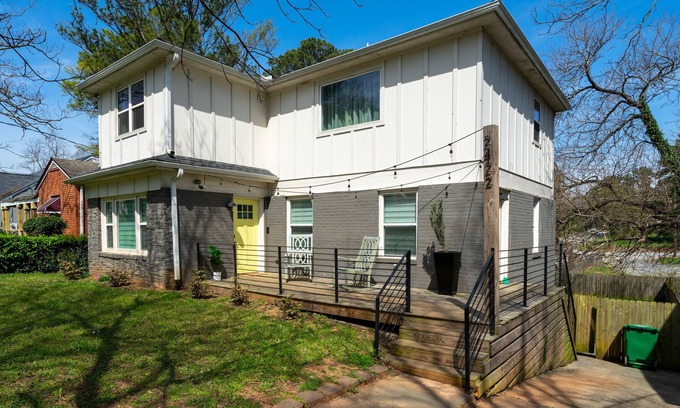 Candler-McAfee House | Cozy Farm House Near Downtown with Large Backyard