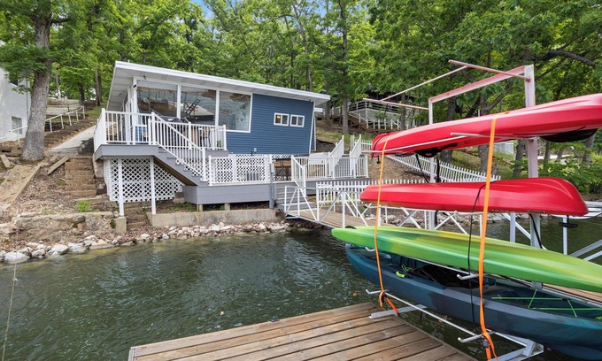 Rocky Mount House | Cozy Lake House with Dock