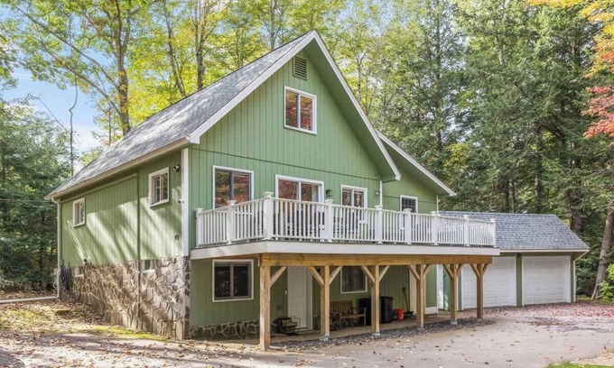 Gilford House | Cozy Mountain Retreat: Fireplace, Deck, Near Lakes