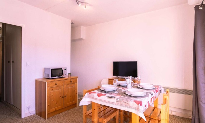 Pla d'Adet Apartment | Cozy studio 6 pers. ski-in/ski-out