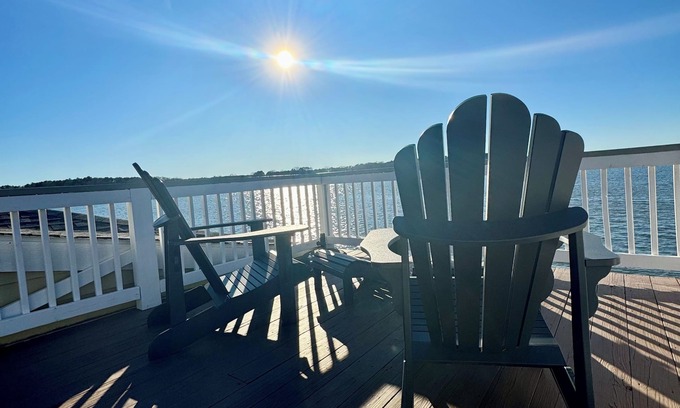 Littleton House | Cozy Waterfront Lake House with Stunning Views & Private Dock