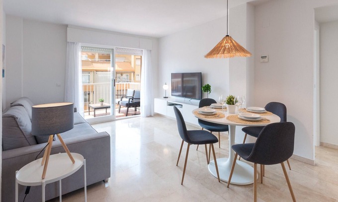 Grao de Gandia Apartment | Cozy with mediterranean style, a few meters from the beach. A/C and free wifi. Terrace with sea views