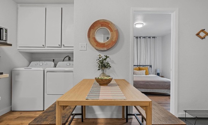 University House | Crew Suite: 2BR/2BA | On-Site Laundry | Pets OK