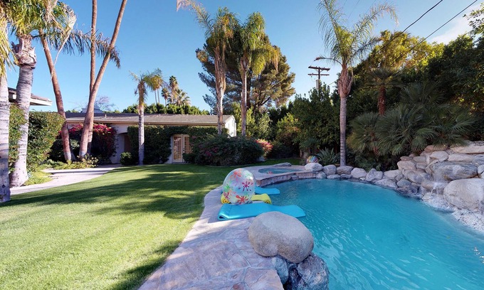 The Movie Colony House | Cuckoo's Nest In Movie Colony - Pool-Waterfall-Spa with views from the pool!