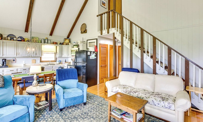 Zionville Cabin | Deck, Fire Pit, Games: Family Escape Near Boone