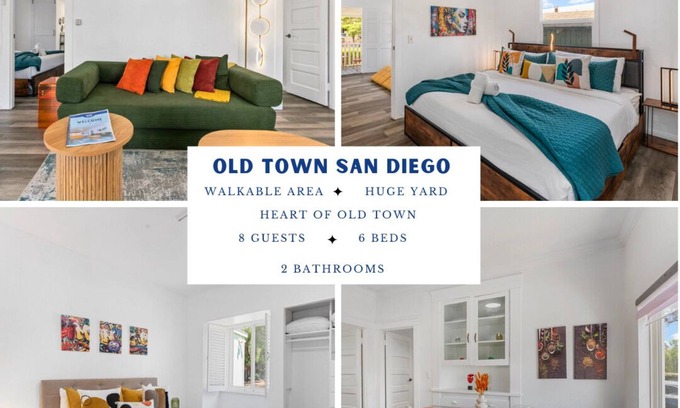 Mission Hills House | Delightful 3-bedroom house with AC in sunny San Diego