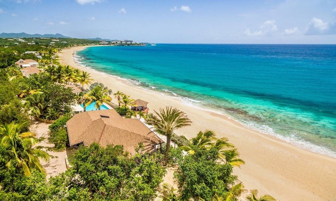 Plum Bay Villa | Directly on the beach, housekeeping, airport pickup, concierge