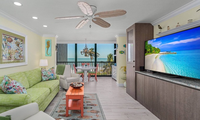 Bonita Springs Condo | Directly on the Beach with Beach Front Views. SeaScape Condo. Totally Updated.