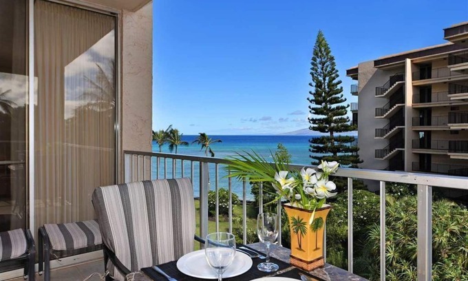 Kahana Apartment | Dlx Oceanview Maui Studio.Updated. Royal Kahana.nAC Sleeps 4.