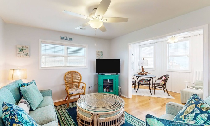 Ocean City Beach House | Dog-friendly retreat just steps from the beach with washer/dryer & fast WiFi