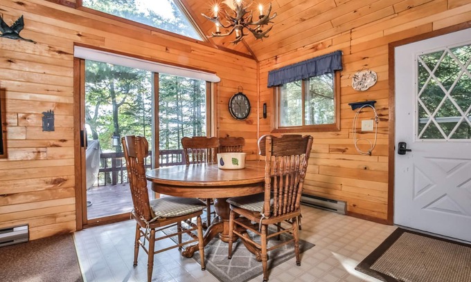St Germain House | Dog Friendly Cabin on 6 Private Acres on Little Saint Germain Lake!