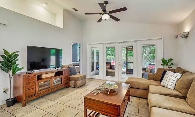 Butler Beach House | Dog-Friendly home with enclosed backyard, private hottub and sunroom