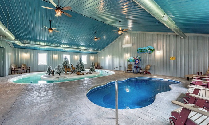 Waterfront Greens House | Dog Friendly Luxury Home w/Indoor Pool & Lazy River