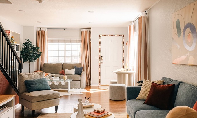 Barths House | Dog-friendly townhome with private hot tub & cornhole - walk to dining