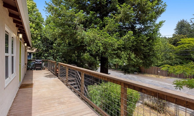 Hacienda House | Dog-friendly wine country home with a backyard, fast WiFi, fireplace
