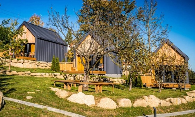 Przesieka Cabin | Domandi Lodge 3 - Sauna, Hottub, ski Wardrobe,wifi