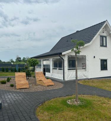 Gizycko Resort | Domek Całoroczny Fuleda -Mazury Giżycko Sauna Jacuzii Kominek