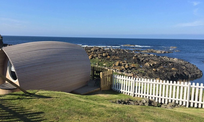 Sandhaven Cabin | "Door to the Shore" is the ultimate in deluxe glamping accommodation in Scotland