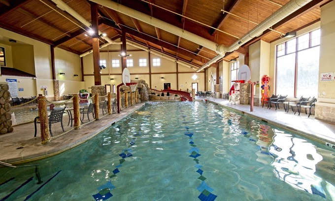 Wisconsin Dells Cottage | Down- Home Christmas Mountain Village, 2 Bedroom Cottage