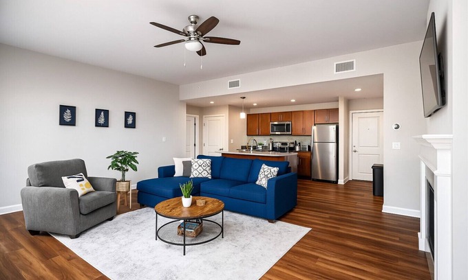 Downtown Cleveland Apartment | Downtown Sq: Stadium, Casino, Rock Hall, Clinic