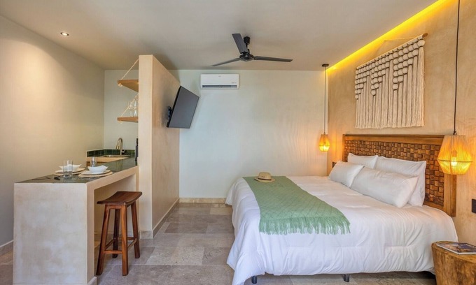 Puerto Morelos Apartment | Dream and Rest | Rooftop + Pool + Mexican Design