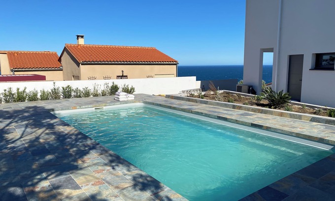 Cerbere House | Dream vacation in a beautiful villa with exceptional sea view