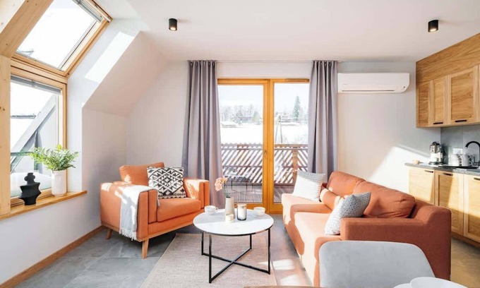 Koscielisko Apartment | Duplex Apartment with Terrace and Mountain view
