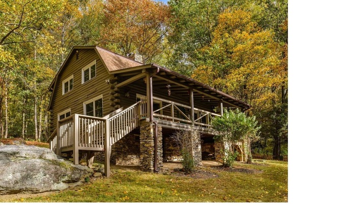 Skyland Cabin | Eagle's Rest Lodge with Pond & Creek; Private but Convenient