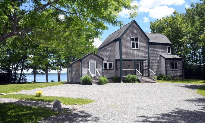 Deer Isle House | Eggemoggin Reach Oceanfront Contemporary Home With Mooring